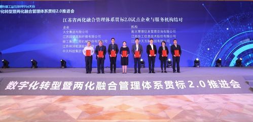 中天互聯全面助力江蘇省兩化融合貫標2.0，賦能企業數字化轉型